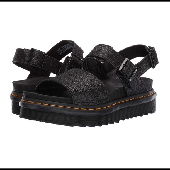Dr. Martens Shoes - Dr. Marten’s VOSS GLITTER SANDAL. NWT. size 8